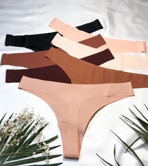 Sharicca High Quality Soft Seamless Thongs Ladies Underwear Panties G-String Tanga Women Panties