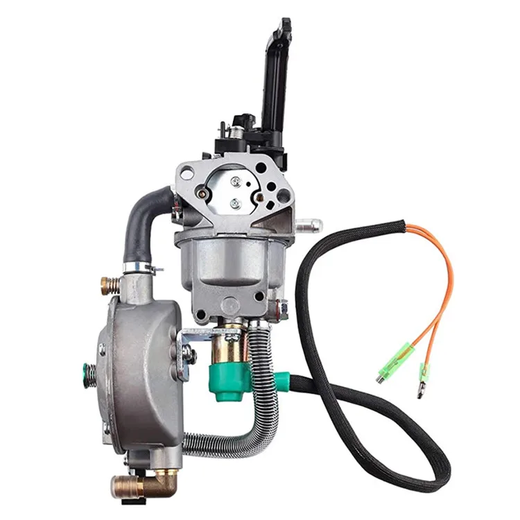 Generator Dual Fuel Carburetor LPG CNG Conversion kit 4.5-6KW GX390 GX340 GX420 188F Manual Choke