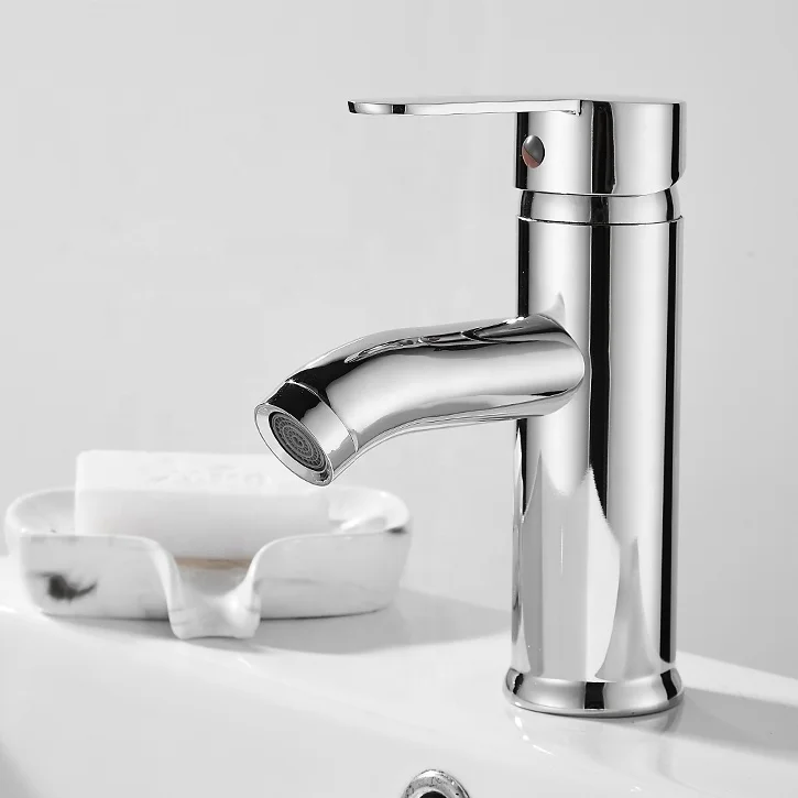 
2019 the cheapest Deck mounted stainless steel chrome bathroom wash basin mixer faucet with CE certificate 