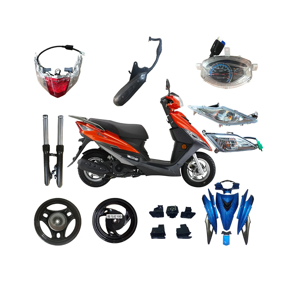 
High quality wholesale all kinds of motorcycle parts scooter parts exhaust pipe aluminum wheel 