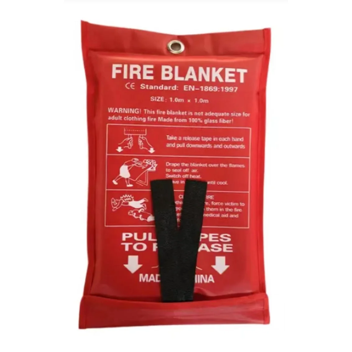 Сварочное одеяло, высокотемпературное огнестойкое стекловолокно, белый атлас, заказной золотой отделкой, цвет WBT переплетения, вес ZHE