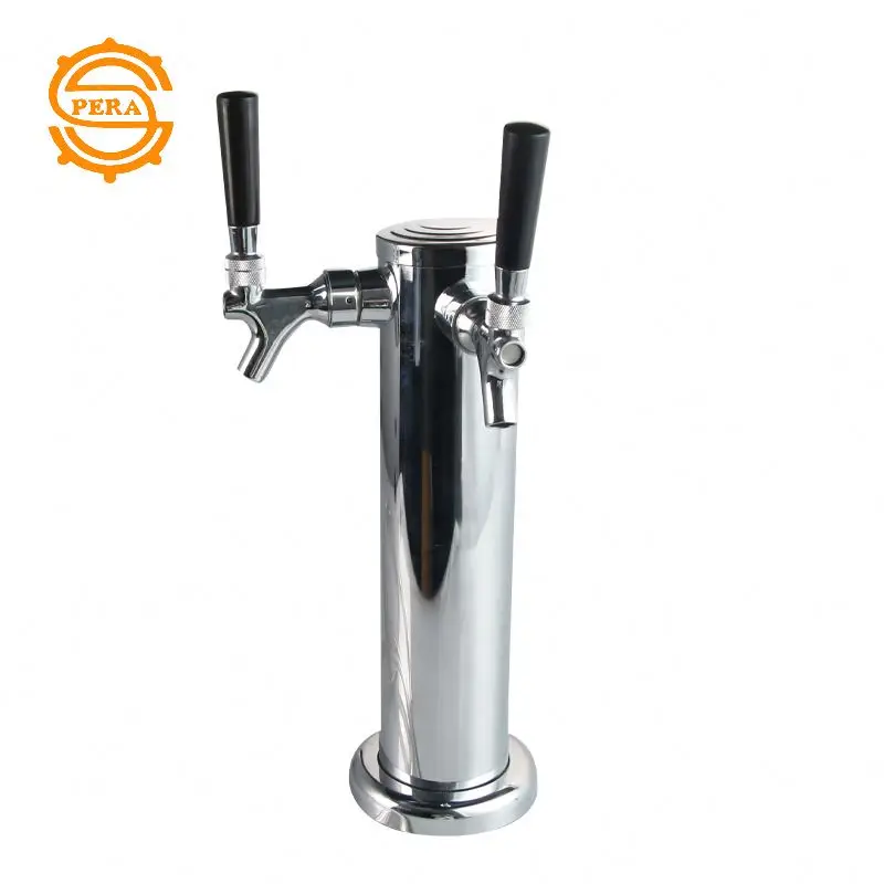New one way two ways stainless steel beer cooler machine beer tower dispenser with beer tap faucet
