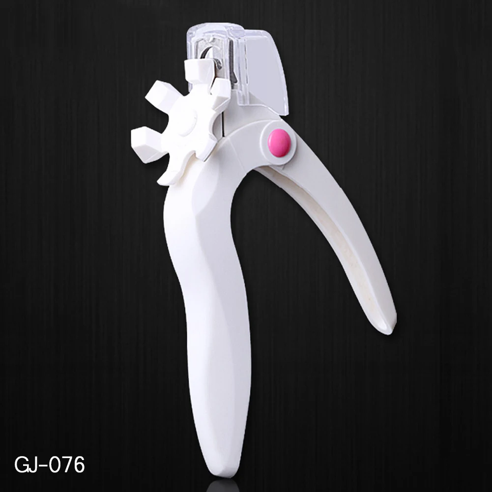 MCL Stainless Steel Manicure Pedicure Nail Dial Clipper Nail Tips Edge Cutter For Acrylic False Nails