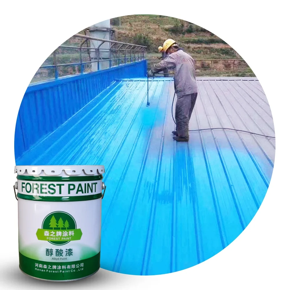High quality weather resistant metal anti rust Alkyd Enamel Paint for outdoor protection and decoration