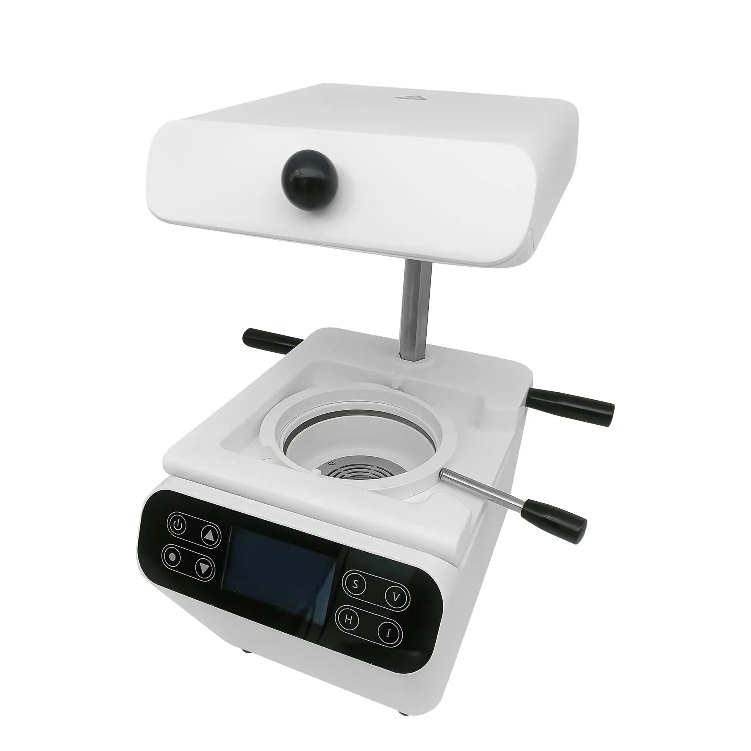 Detal Lab Equipment Automatic Vacuum Forming Machine White Molding Machine Heat Thermoforming with Films