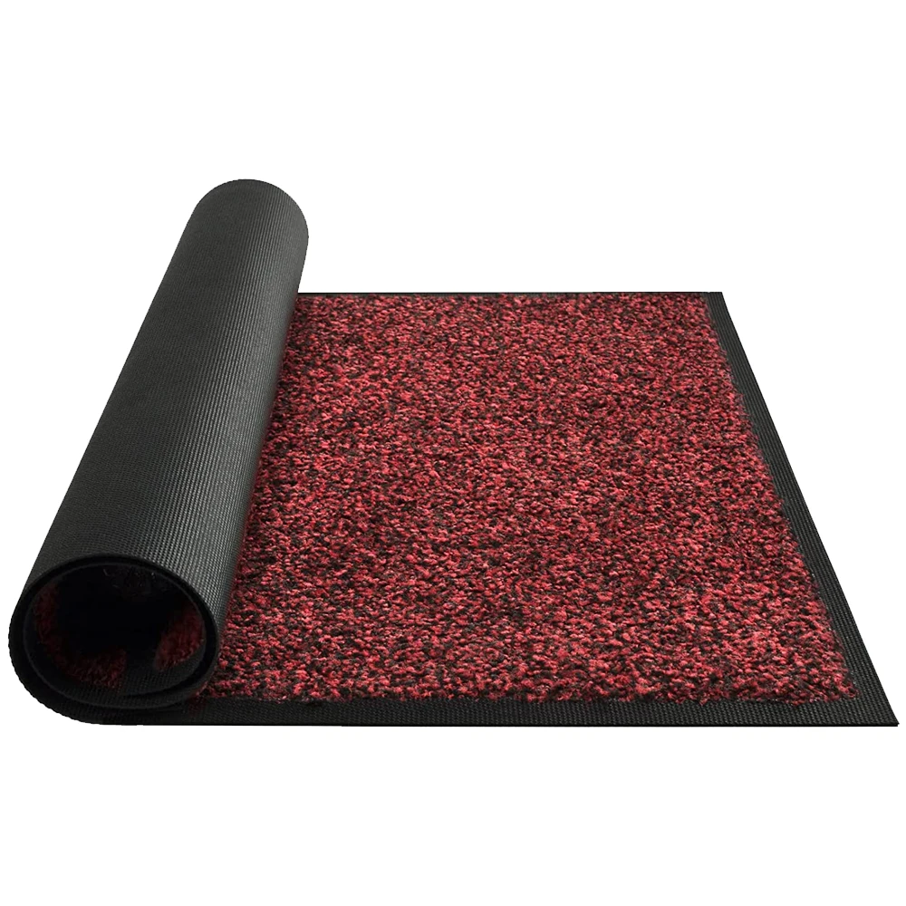 Graceline 100% polypropylene cut pile PP barrier machine woven door mat with pvc backing