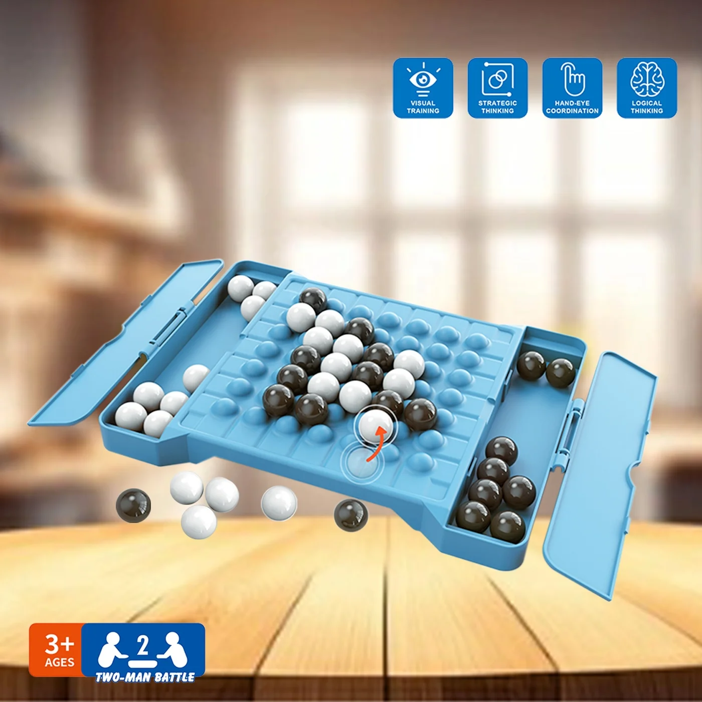 KUNYANG логическое мышление reversi интеллектуальные игры для детей Развивающая игра в пять шахмат развивающая стратегическая шахматы игрушка