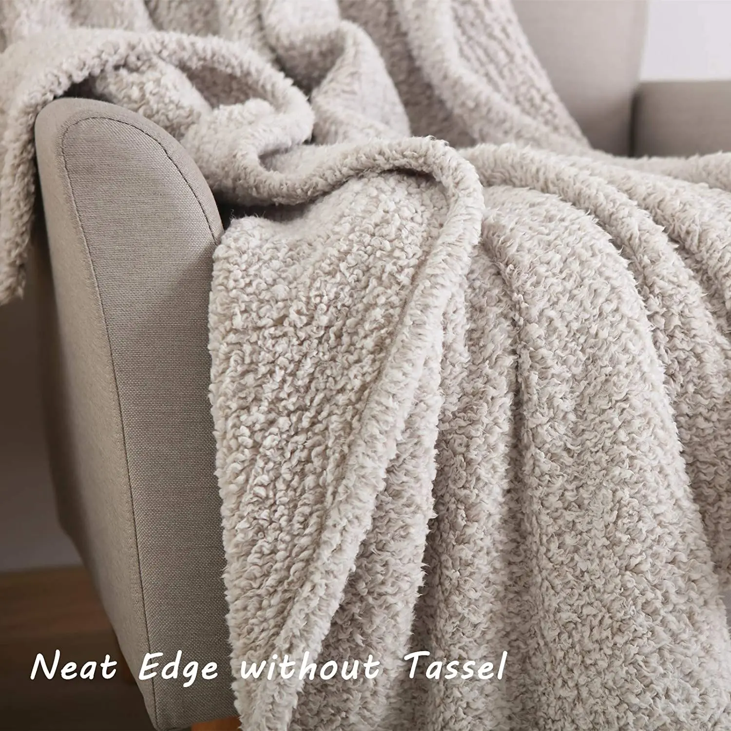 Amazon wholesale factory OEM/ODM Custom Free Sample Double Layer Throw fur Sherpa Throw Blanket