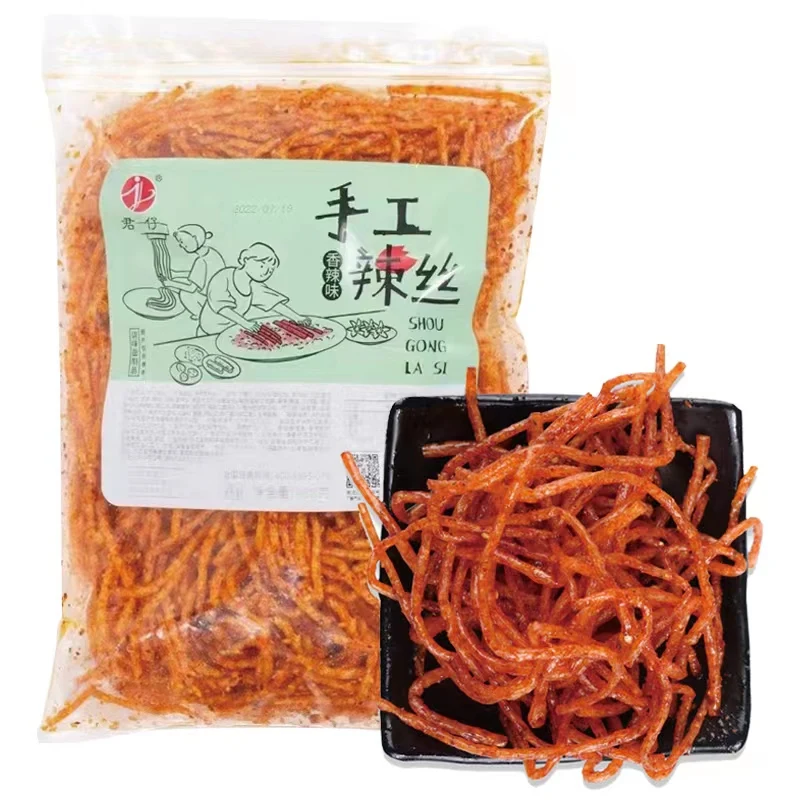 480g Bags Chinese Special Latiao Hotspicy Strip Chewy Chilli Spicy Snack