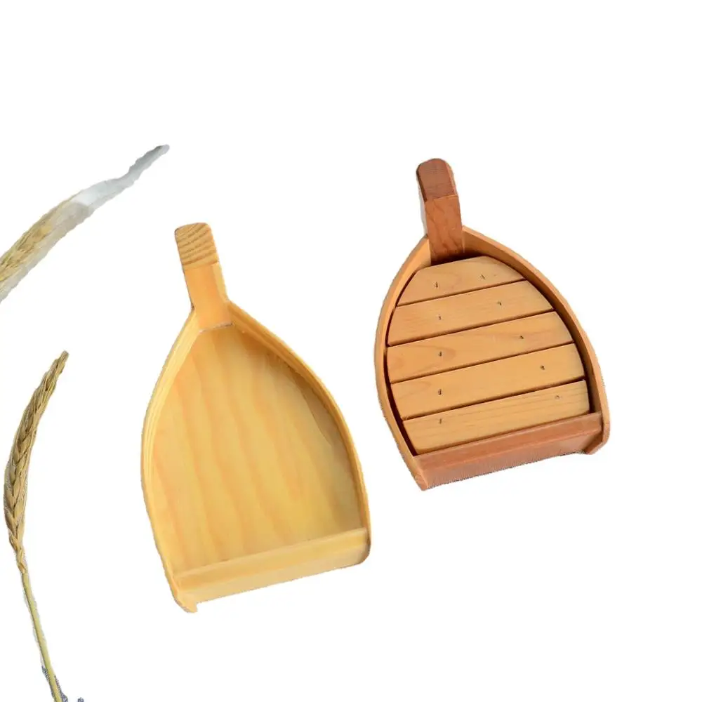 Cheap High Quality Natural wooden sushi boat simple boats for sushi