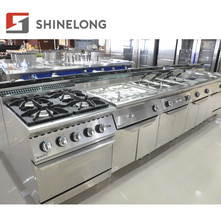 Full Set Commercial Restaurant Buffet Central Kitchen Equipment
