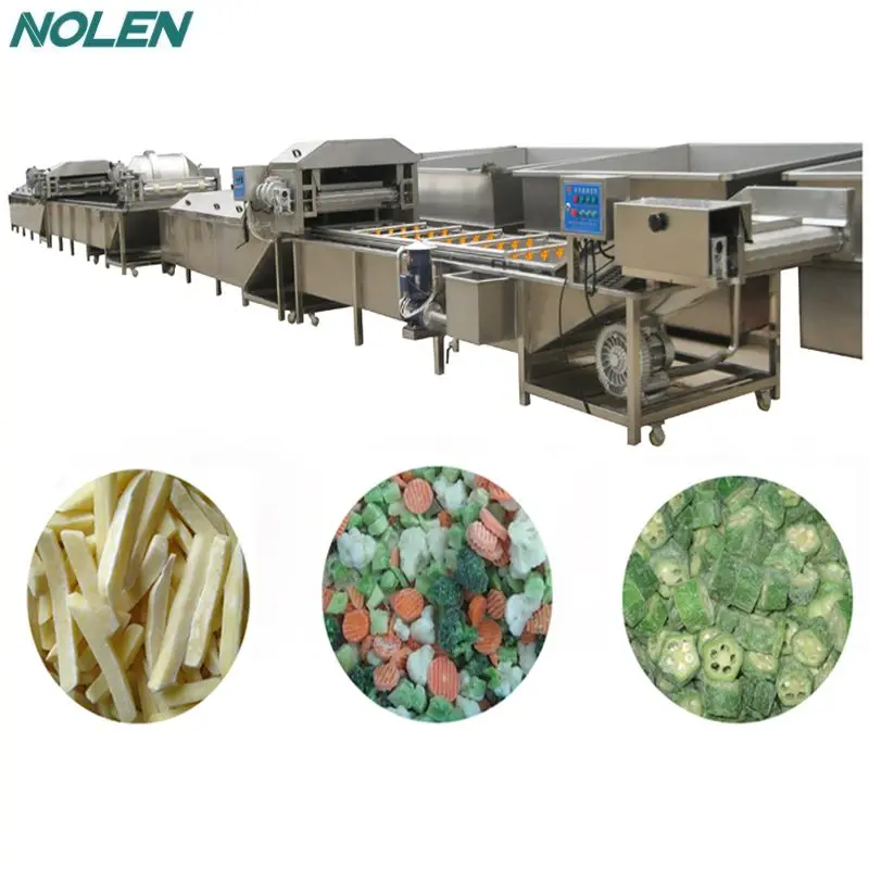 
Quick Freezing Processing machine Frozen Vegetable And Fruit Production Line 