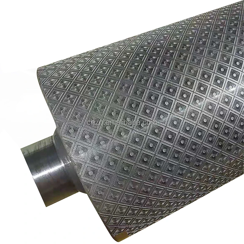Model ZX-335 Reflective Effect Embossing Roller Stainless Steel Roller Hot Oil Embossing Roller