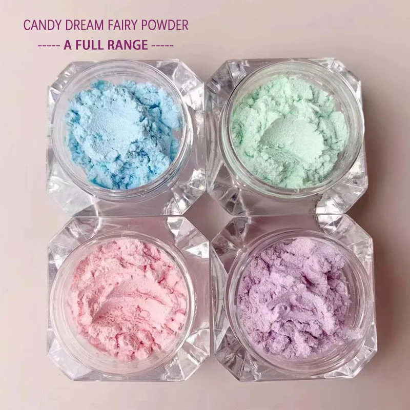 Unique Design Candy Color DIY Dipping Nail Powder Set Long Lasting Nail Art Nail Acrylic Powder