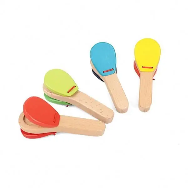 Оптовая продажа музыкальных хлопушек для детей Хлопушка из одного дерева хлопушка