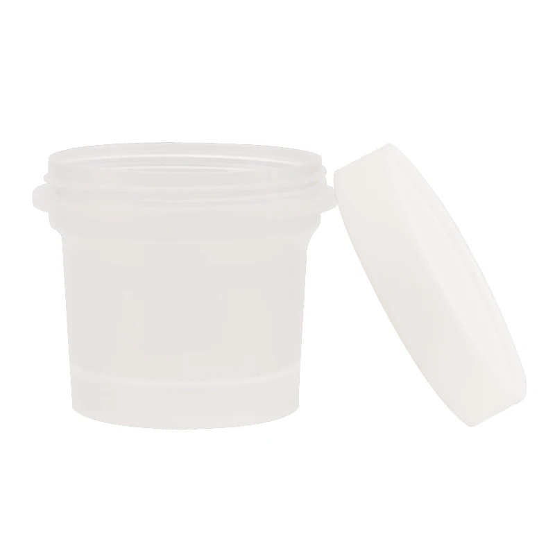 Многоразовая пищевая пластиковая чашка для мороженого круглая десерта пудинга с крышкой