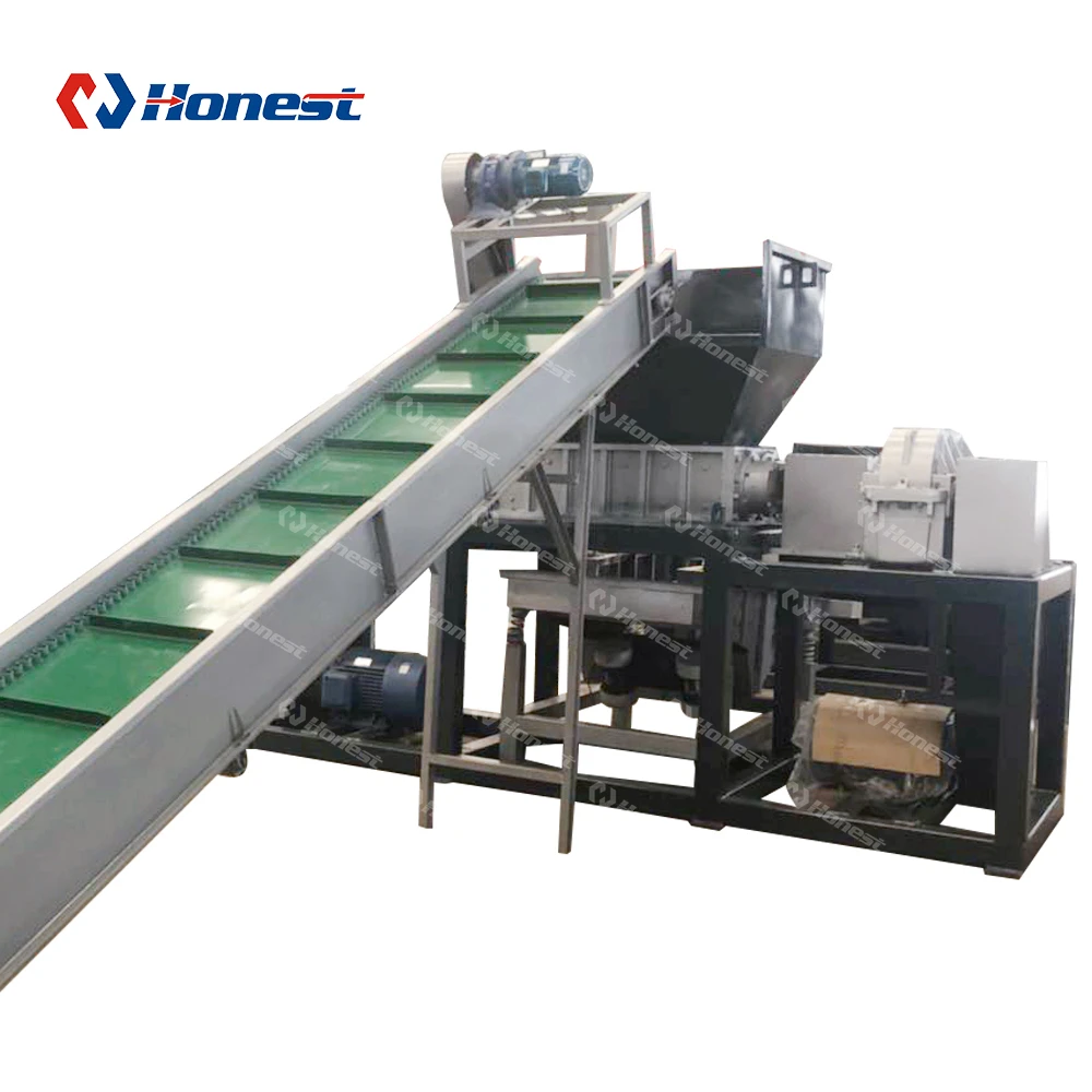 Metal Scrap Double Shaft Shredder Crusher Machine