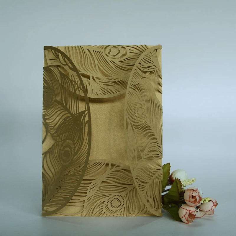 Luxury wedding stationery paper wedding invitation cards