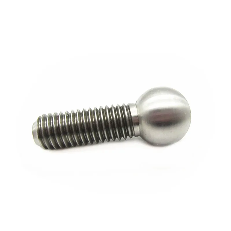 Non-standard hand tighten ball head screw