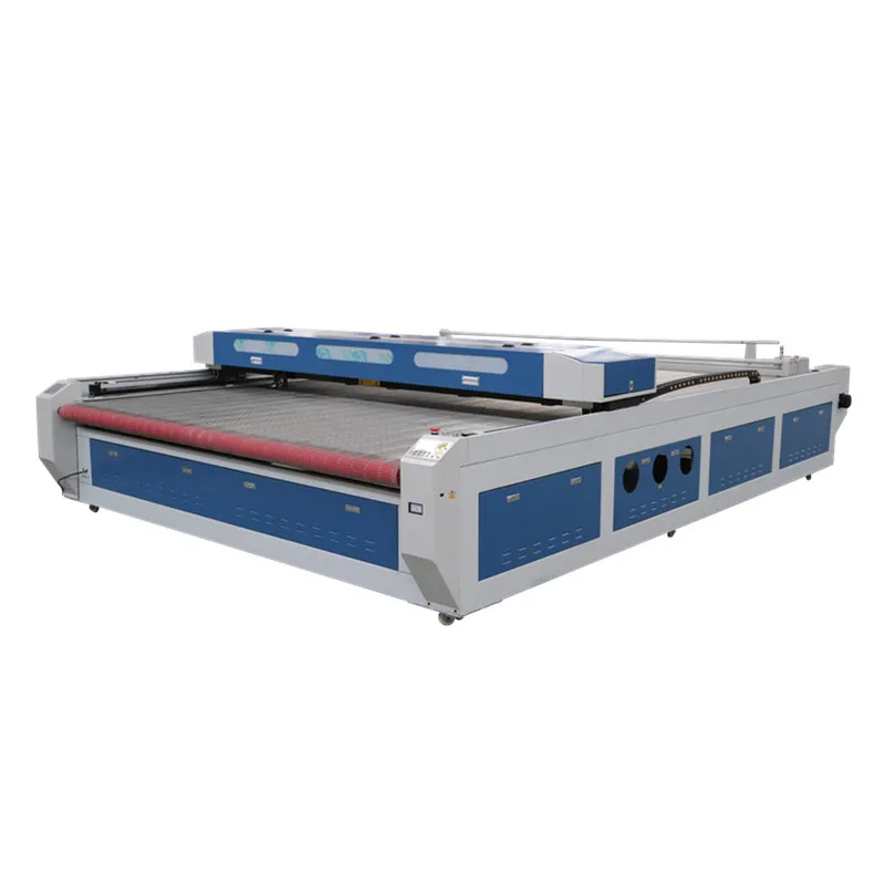 Supercnc Auto Feeding Table 150w 2535 Double Head Co2 Laser Cutting Machine For Fabric