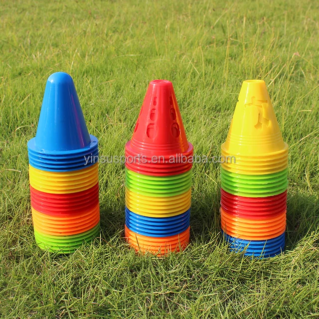 8CM high Football Rugby Mini Cones Speed Agility Soccer Training Cones Football Cones
