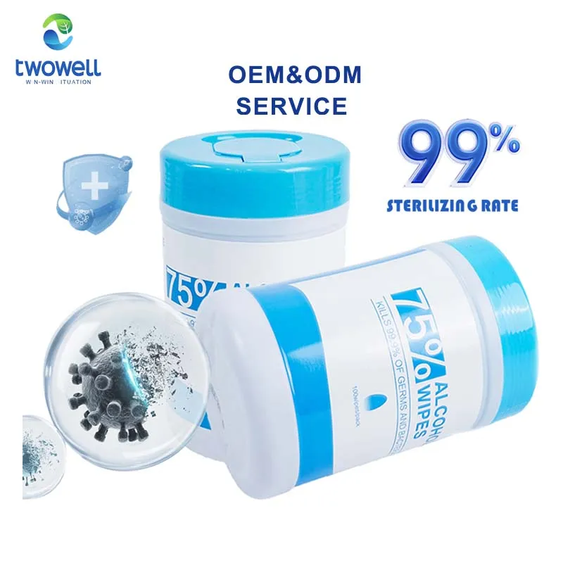 Оптовая продажа упаковка на заказ спиртовые нетканые дезинфицирующие влажные салфетки для рук путешествий