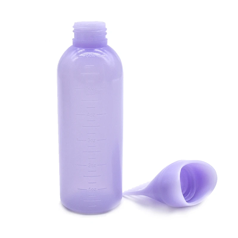 Wholesale 5oz Barbershop Hair Dyeing Applicator Bottle With Brush Comb