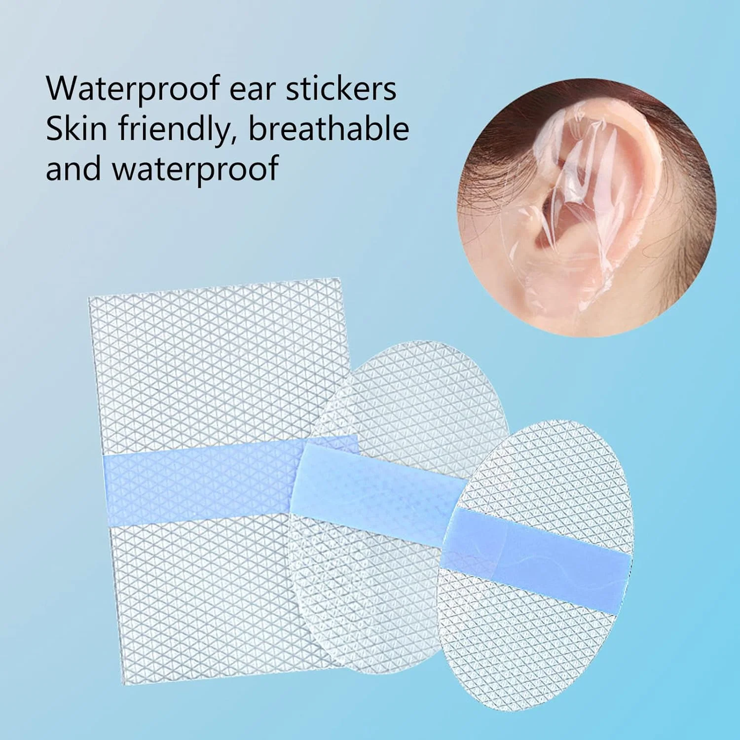 Baby Waterproof Ear Stickers  Ear Protector for Swimming Showering Surfing Snorkeling and Other Water Sports