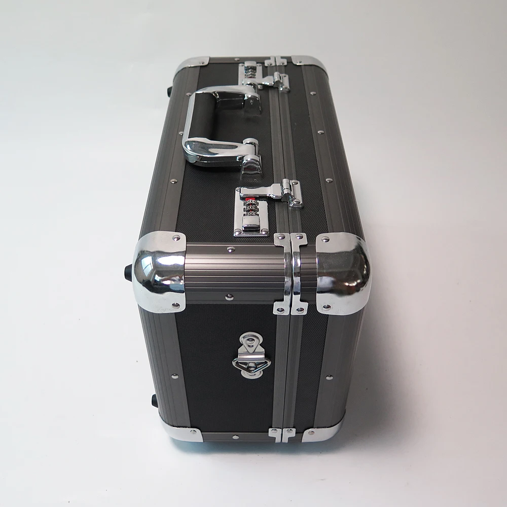 Customized Size Aluminium Carry Case Tool Suitcase Small Hard Aluminum Tool Case with Foam