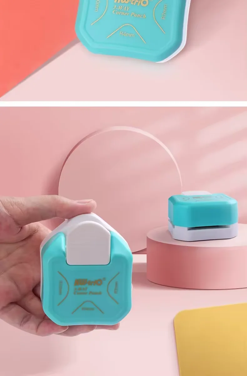 Новый R4/R7/R10 3 в 1 угловой перфоратор круглый Угловой резак для бумаги Круглый