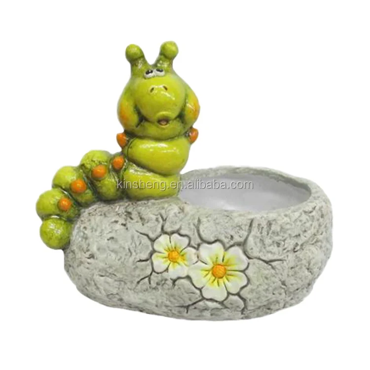Цветочные горшки садовые оцинкованная декоративная керамика в форме лягушки ручной работы Современные лучшие продажи милые животные