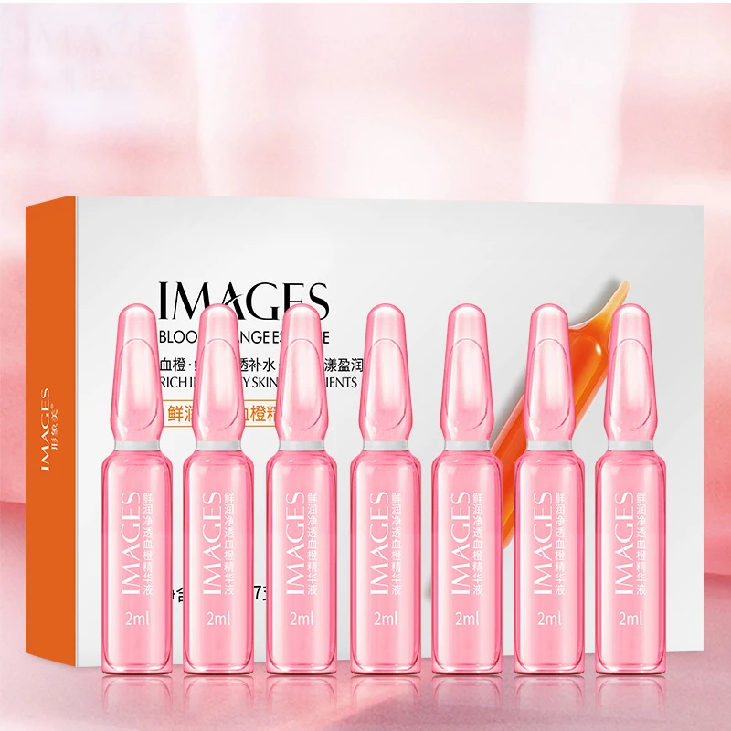 OEM IMAGES private label wholesale korean skin care essence oil natural organic blood orange anti aging face serum