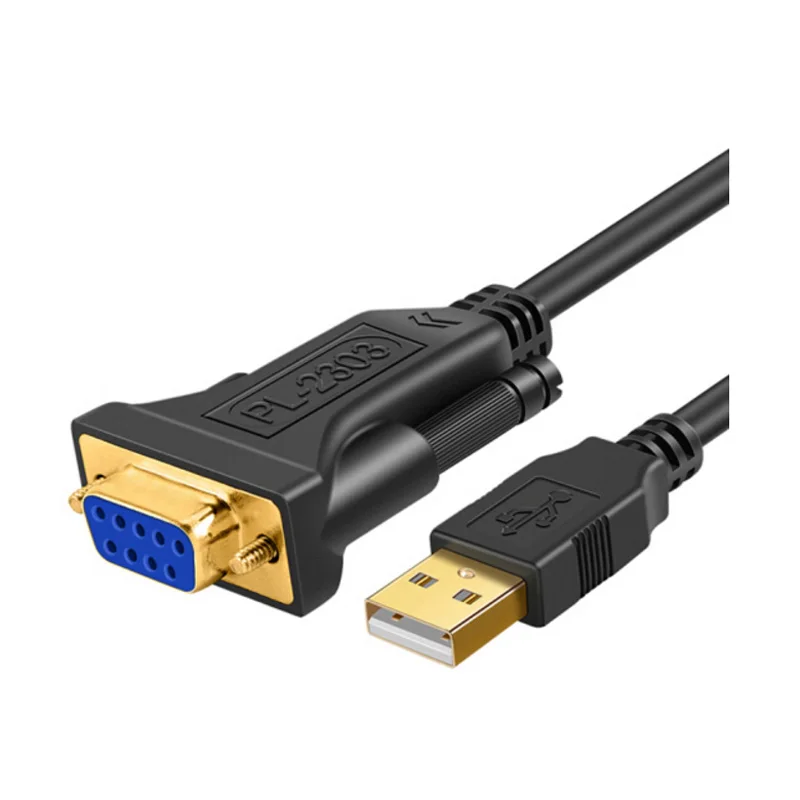 Utech OEM ODM cable factory Custom FTDI Chipset FT232RL USB to Db9 Female RS232 Serial Cable