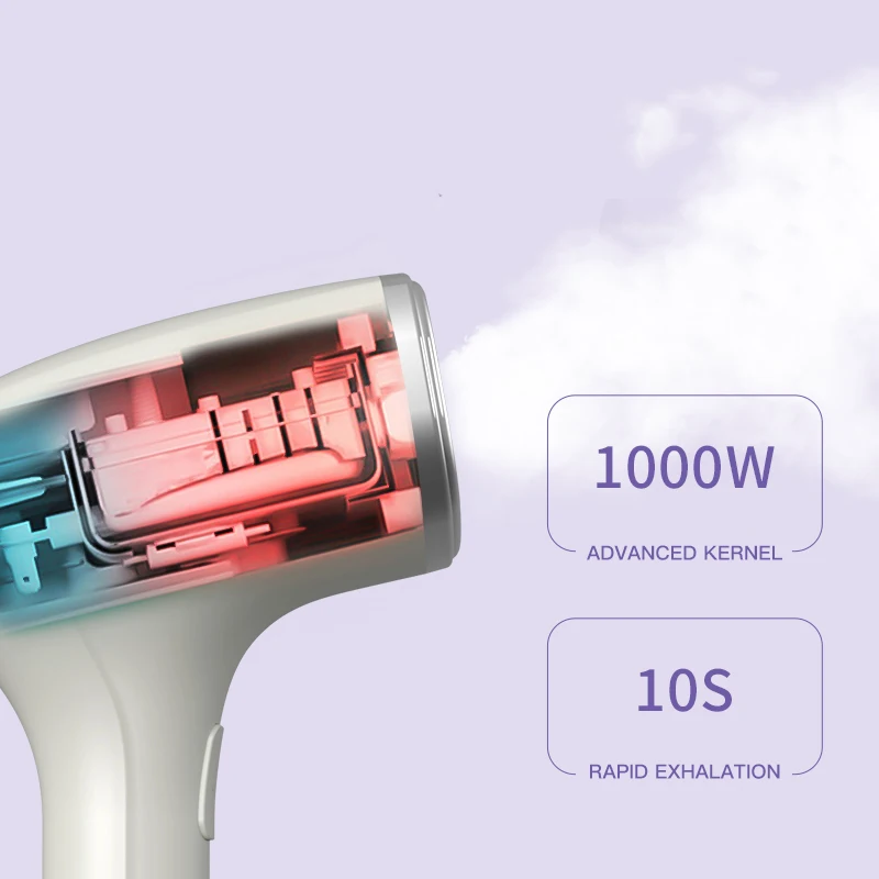 Garment Steamer For Clothes Handheld Clothes Steamer Travel Steamer With Capacity Fabric Wrinkles Remover