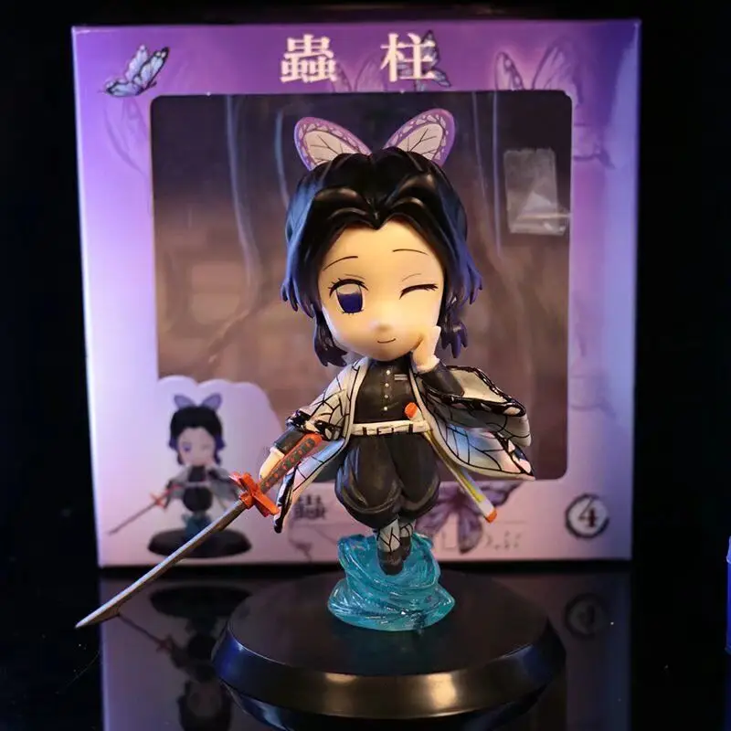 4 Styles Anime Figure Demon Slayer Shinazugawa Sanemi Kochou Shinobu Rengoku Kyoujurou Tomioka Giyuu Action Figures Toys