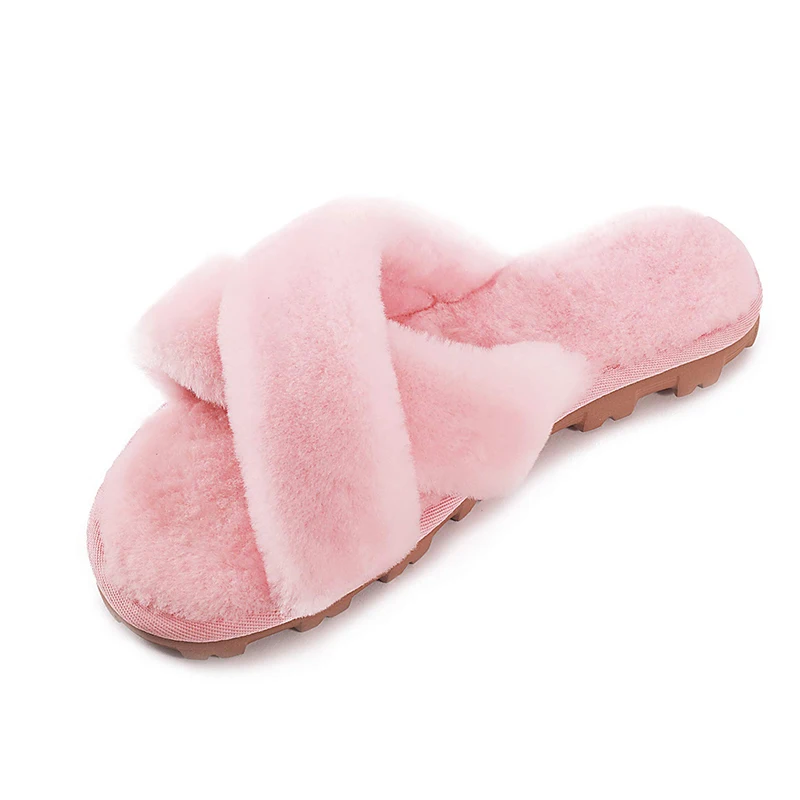 designer slippers women famous brands slides home bedroom fuzzy cross slippers for women 2022