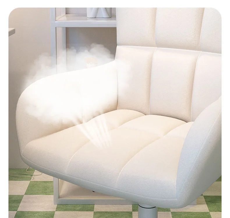 Leisure High Velvet Fabric Home Office Chair 2024 Wholesale Swivel Adjustable Modern Design Cheap Price Indoor Stainless Steel