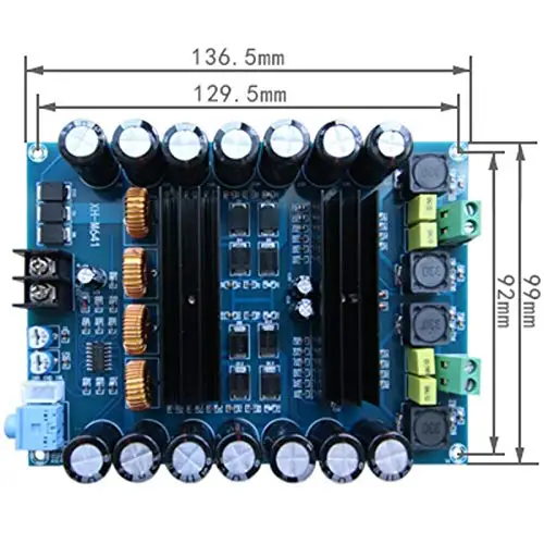 Плата цифрового усилителя мощности HIFI TPA3116 2 1 Blueteeth 5 0 класса D 100 Вт +