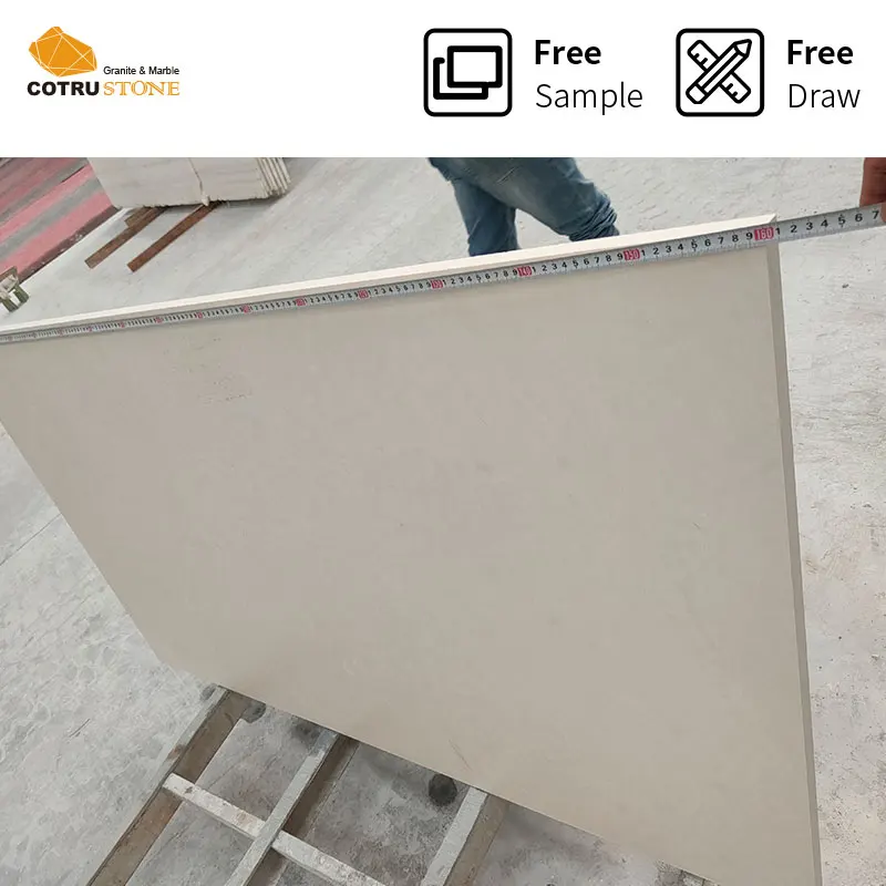 Competitive Price Bianco Botticino Classical White Limestone Slabs Marble For Facade Outside Wall Cladding Tiles Villa Exterior