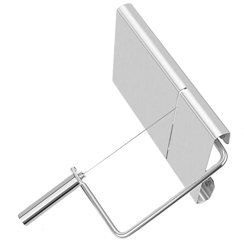 Kitchen tools Stainless steel cheese slicer with graduated ham cutter Butter cheese divider slicer wire Cut cheese demand
