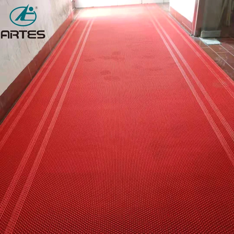 5mm Thickness Environmentally Friendly Waterproof PVC S Mat Non-Slip Swimming  Pool Floor Mats