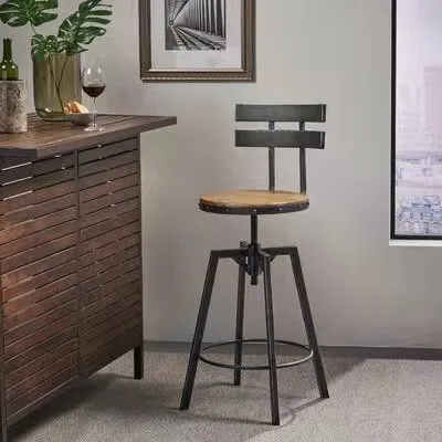 Hot Selling Cheap Price Stackable Steel Iron Frame Wooden Seat Modern Vintage Antique Industrial Dining Restaurant Metal Chair