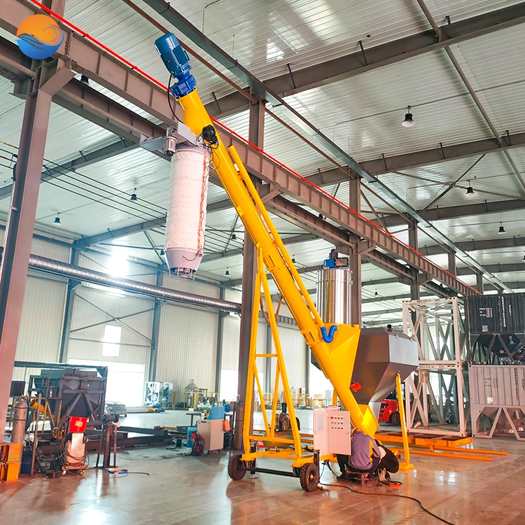 Bulk Cement Loading Machine for Cement Truck Filling Big Bag Cement Silo Jumbo Bag Feeding Machine For Sale