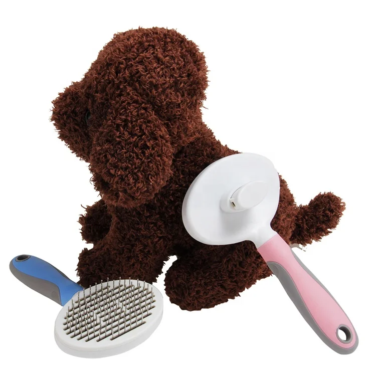  Hot Selling Pet Button Cat Hair Brush Teddy Golden Retriever Comb