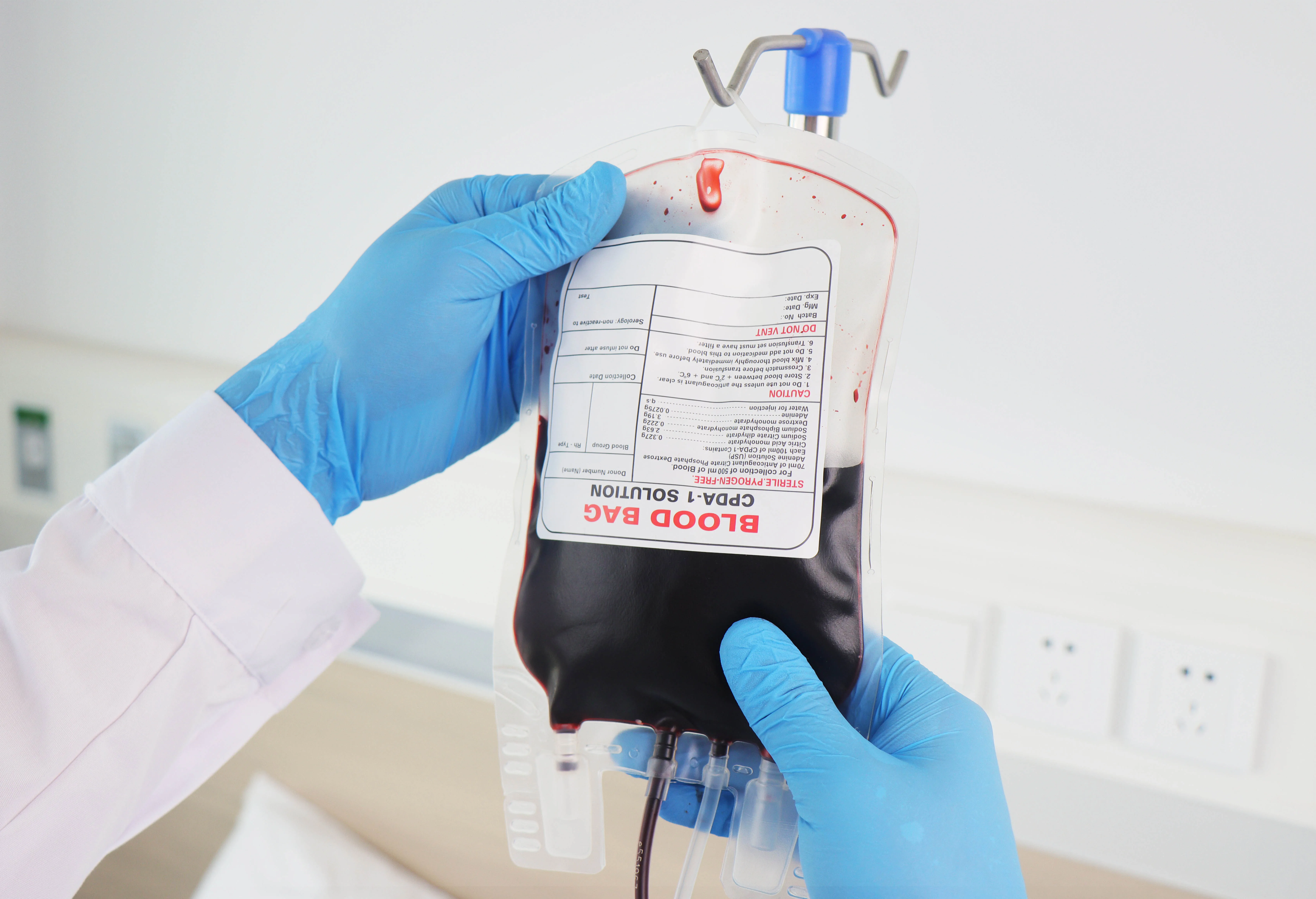 Single Double Triple Quadruple 300ml 500ml 450ml Blood Collection Transfer Medical Blood Bags