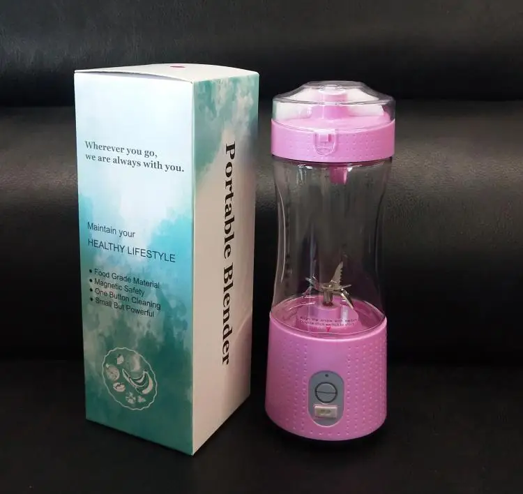 Handheld Outdoor food mixer fresh fruit  smoothie juicer cup mini portable blender