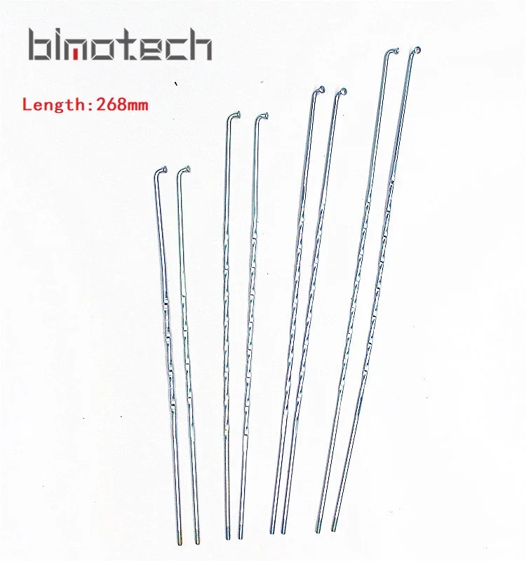 Велосипедные скрученные спицы и соски 14 г 268 мм Хорошее качество и хорошая цена