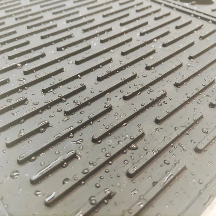 GOURMAID Hot Sales Silicone Draining Mat Silicone Placemat Dish Drying Mat