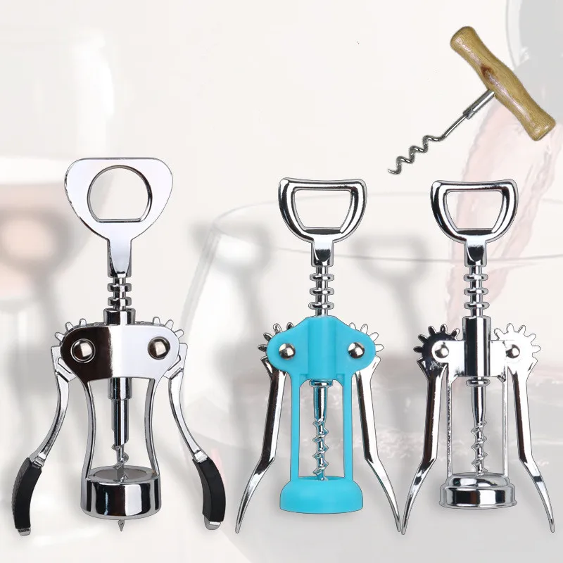 Manual Multifunctional Wine Opener Zinc Alloy Premium Wing Corkscrew Wine Bottle Opener