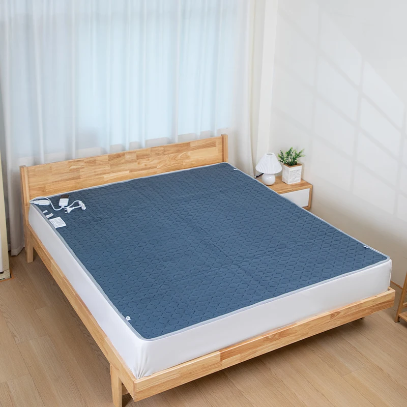 220v Single size electric blanket heated mattress pad